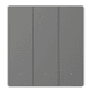 MixSwitch Gauss 3 gang, color Gris