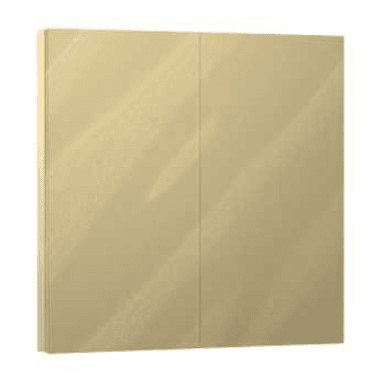 MixSwitch Gauss 2 gang, color Dorado